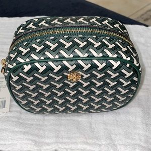 NWOT Tory Burch T Zag Cosmetic Pouch